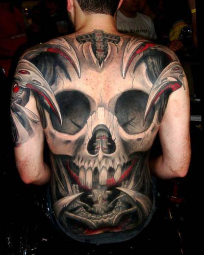 Full back skull