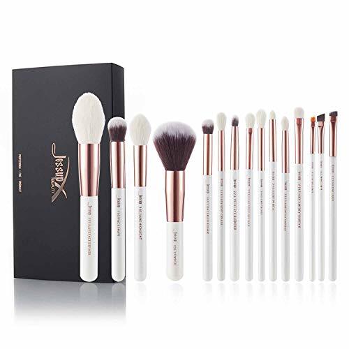 Belleza Jessup - Juego de 15 brochas de maquillaje profesional