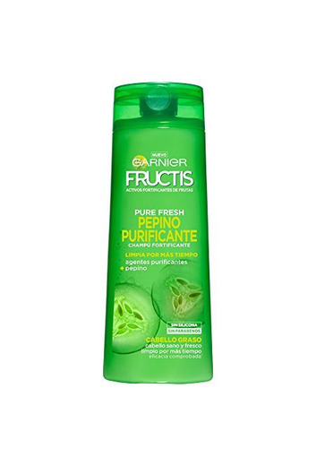 Garnier Fructis Pure Fresh Pepino Purificante Champú Pelo Graso