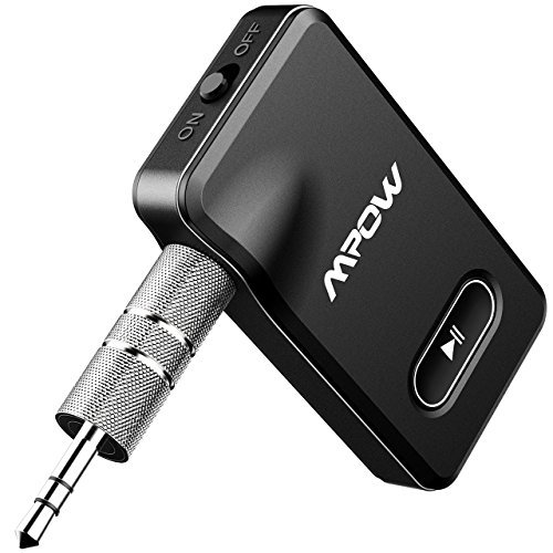 Mpow Receptor Bluetooth 5.0-Adaptador de Audio Inalámbrico Portátil con 15 Horas de
