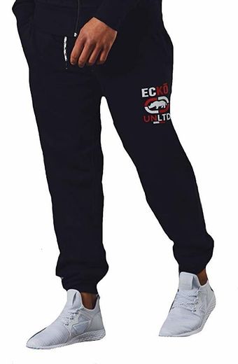 Ecko Unltd Joggers Fleece Hombre Pantalones de chándal Hiphop Jogging Bottoms Gymwear