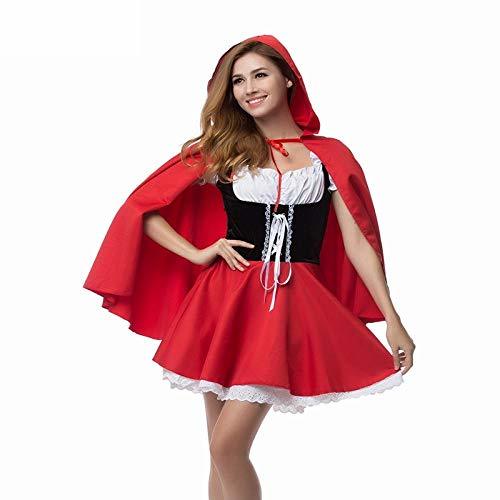 Fashion Camisones y Camisones de Mujer Disfraz de Caperucita Roja Disfraz de Halloween