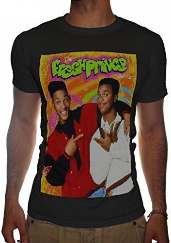 Mens Fresh Prince of Bel Air T-Shirt Will Smith Trill 90's Top