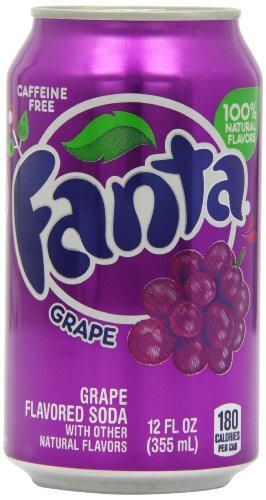 Fanta Grape Soda Can 355 ml