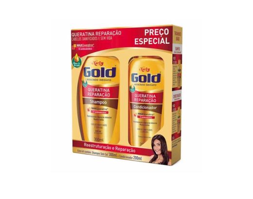 Kit niely gold queratina reparação 