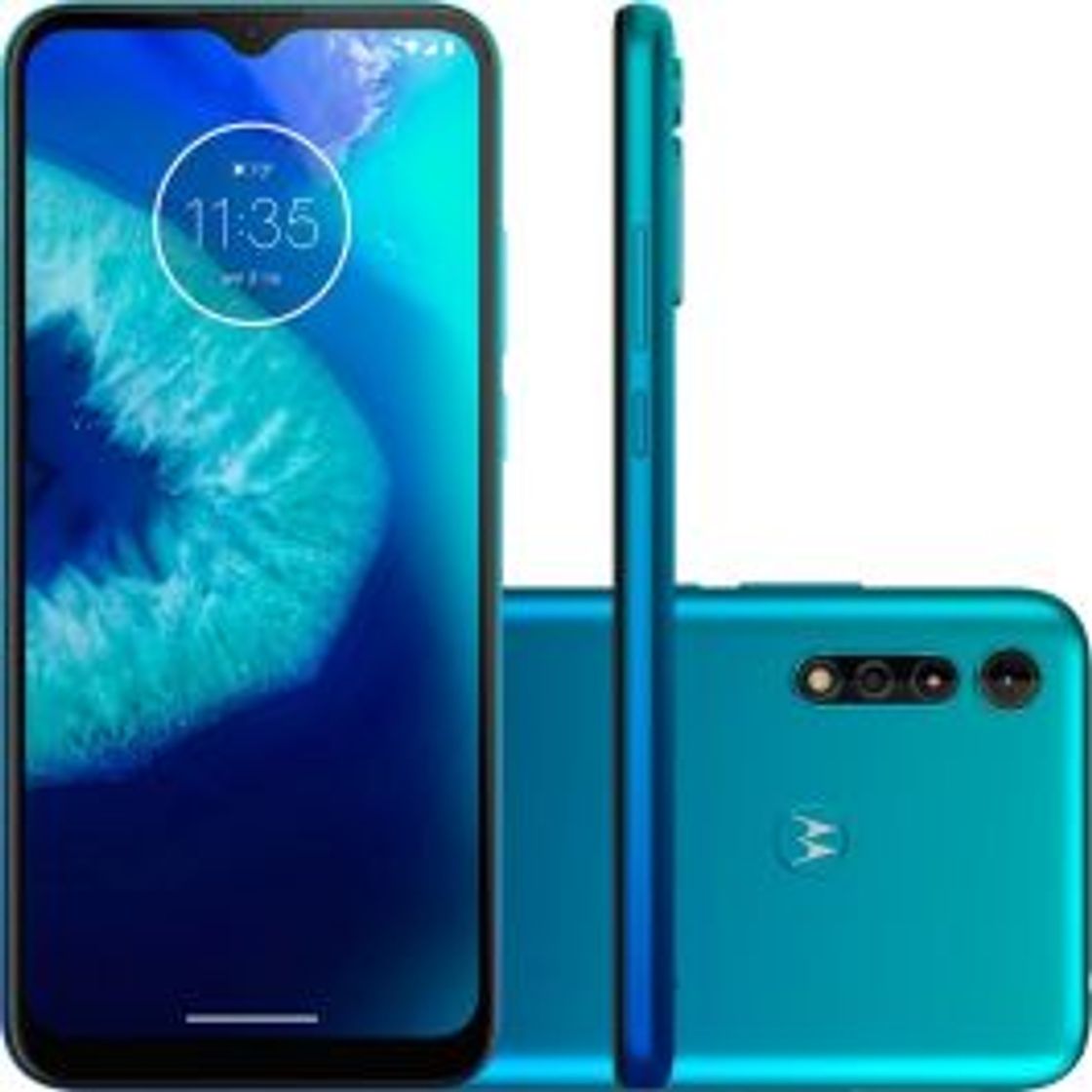 Moda Moto G8 Power Lite 64GB 6.5' Dual Chip Azul Aqua