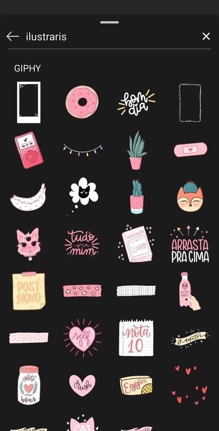 Moda Gifs para Stories do Instagram - Ilustraris