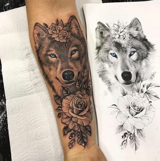 Tatuagem lobo 🐺 