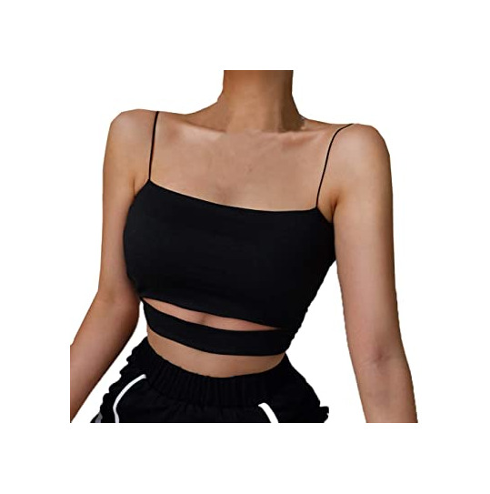 Product Darringls Tank Top para Mujer,Camiseta Sexy Crop Imprimir Top Mujer Chaleco Halter