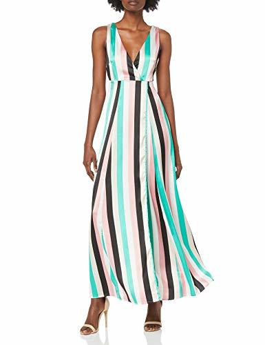 Moda Vila Vispringtime S/L Maxi Dress/Za Vestido, Multicolor