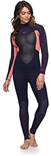 Wetsuit Roxy 4 / 3mm Prologue-Back Zip para Mulheres

