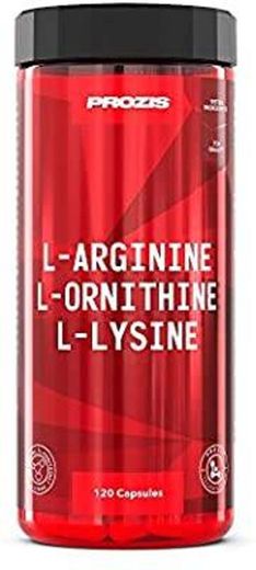Prozis L-Arginina L-Ornitina L-Lisina: Suplemento de Cápsula