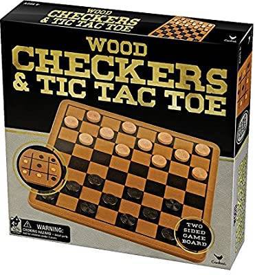 Moda Cardeal Madeira CHECKERS e TIC TAC Toe

