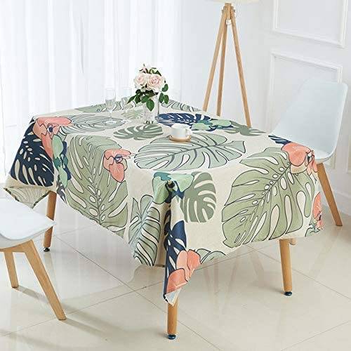 Moda NO MARCA Toalha de Mesa Folha de Bananeira Tropical Toalha d