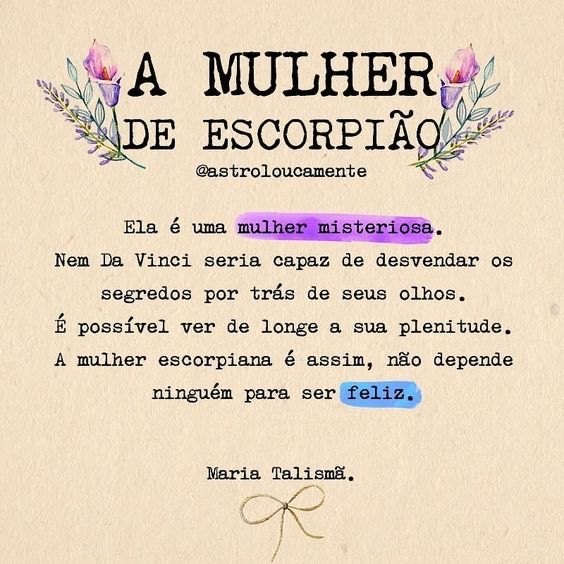 Moda Signo escorpião 