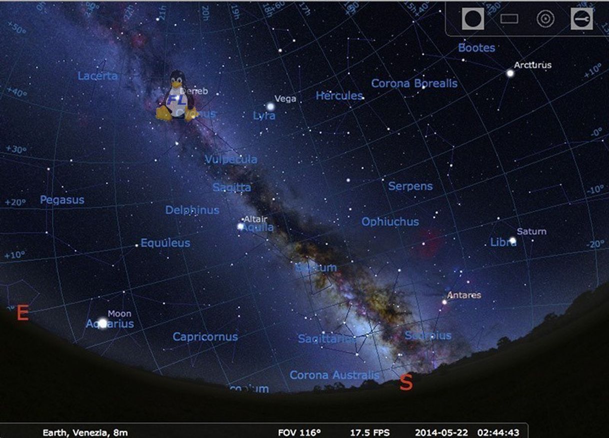 App Aplicativo Stellarium