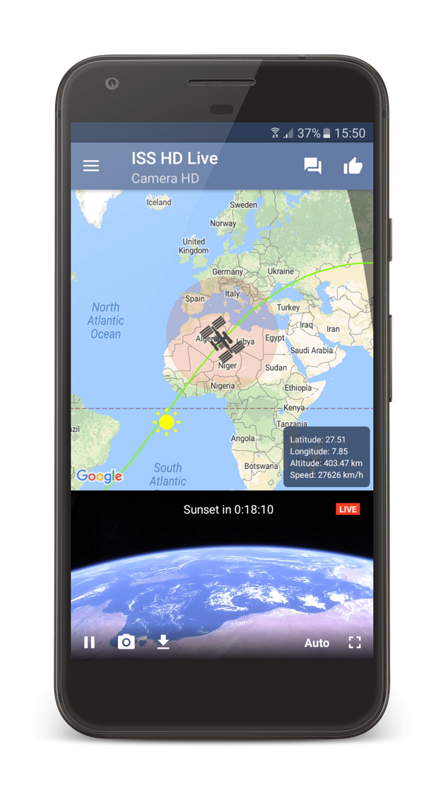 App ISS Live Now