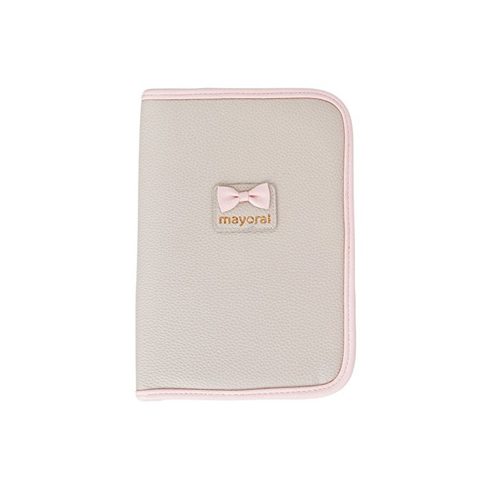 Producto Portadocumentos Bebé MAYORAL Polipiel BEIGE y ROSA