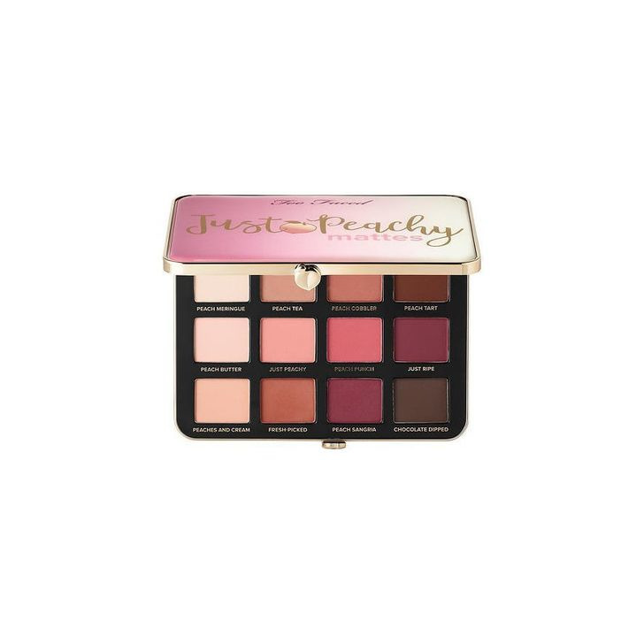 Belleza Paleta de sombras de ojos de terciopelo mate Just Peachy