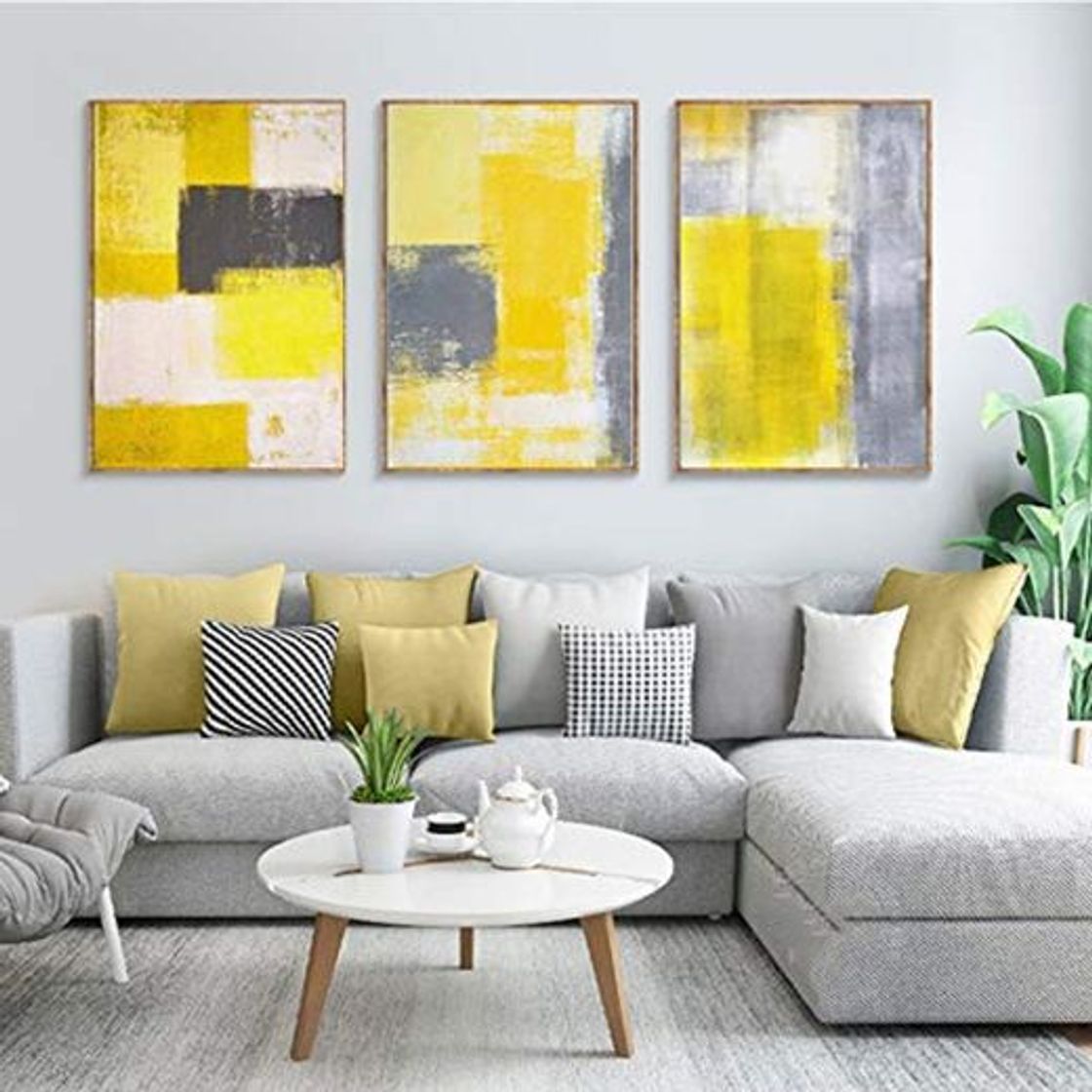 Social FYSKJDG Pintura de la Lona Pintura al óleo Arte Abstracto Moderno Acuarela