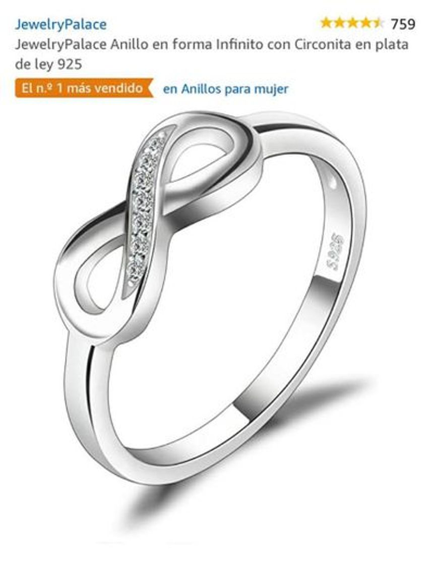 Moda 💍Anillo en forma de infinito💍