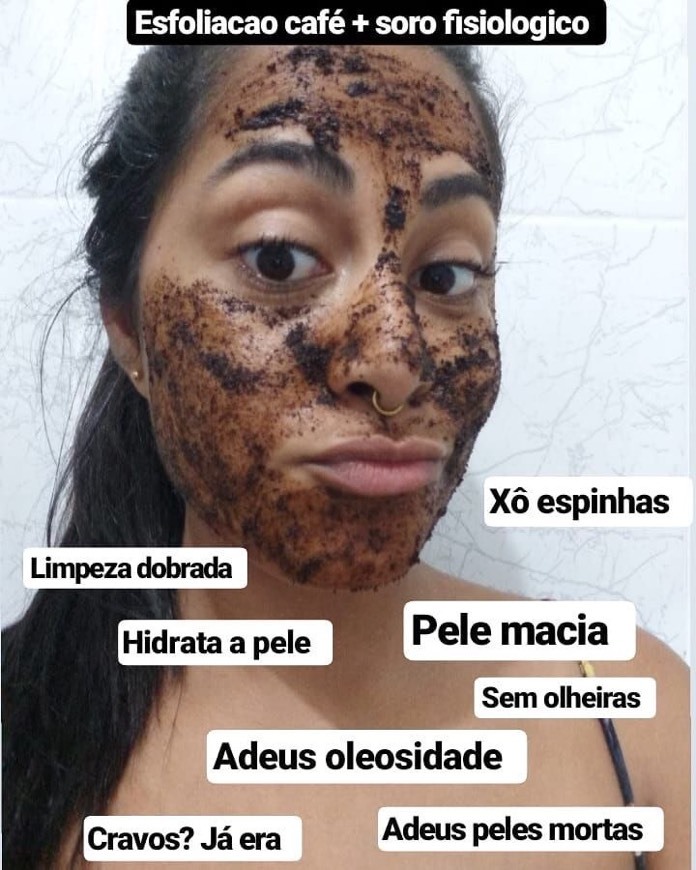 Máscara caseira 