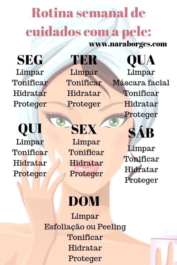 Rotina de cuidados
