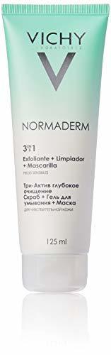 Social VICHY Normaderm 3 en 1 Exfoliante+Limpiador+Mascarilla 125 ml