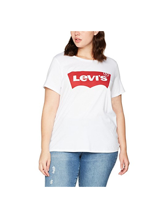 Social Levi's Plus Size Pl tee Camiseta, Blanco