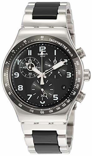 Swatch Reloj Cronógrafo para Hombre de Cuarzo con Correa en Aluminio YVS441G