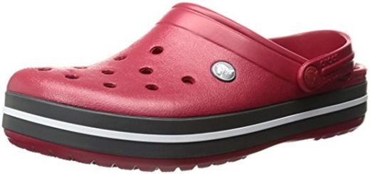 Crocs Crocband U, Zuecos Unisex Adulto, Rojo