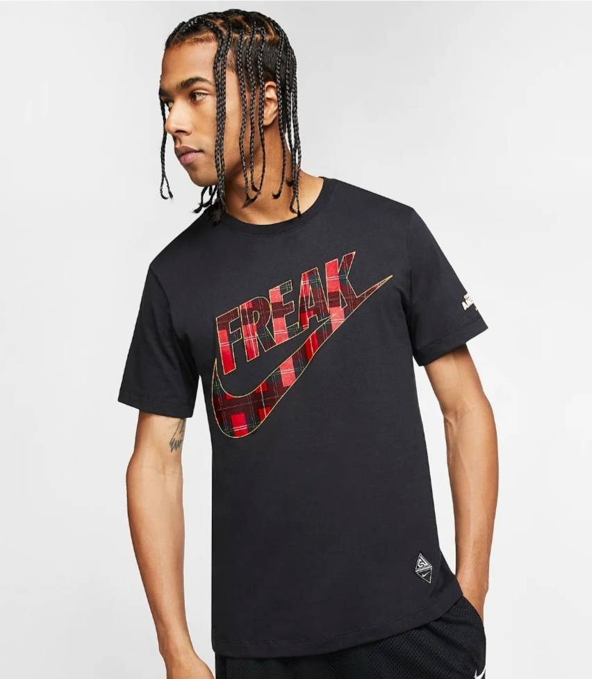 Social T-shirt de basquetebol Nike Giannis para homem. Nike PT