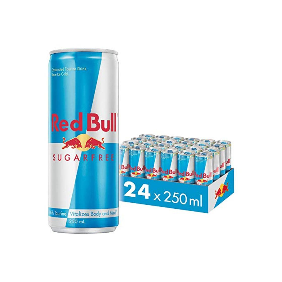 Producto Red Bull Sugarfree, Bebida energética - 24 de 250 ml.