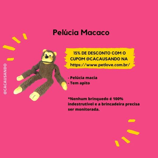 Macaco de Pelúcia - Chalesco