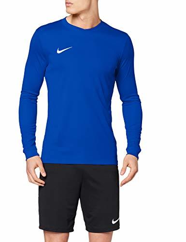 Fitness Nike LS Park Vi JSY Camiseta de Manga Larga, Hombre, Azul