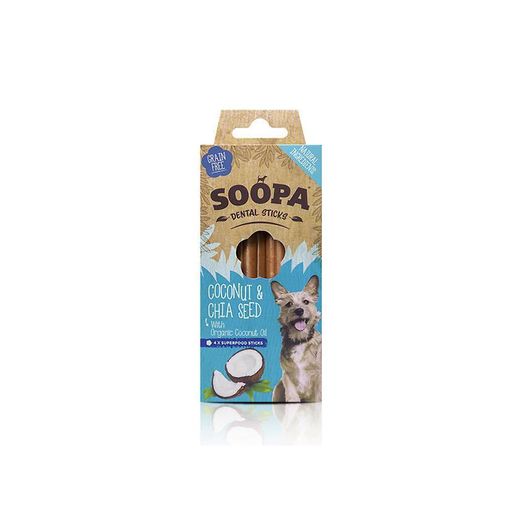 Soopa Dental Sticks de Côco e Sementes de Chia