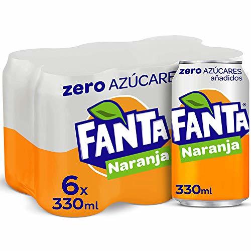 Social Fanta Naranja Zero Azúcar Lata - 330 ml