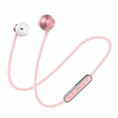 Rose Gold Sports Auriculares Bluetooth Auriculares para Teléfono Xiaomi Bass Auriculares Inalámbricos