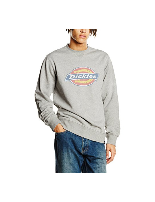Social Dickies HS Sweat Sudadera, Gris(Gray Melange), X-Large(Tamaño del Fabricante