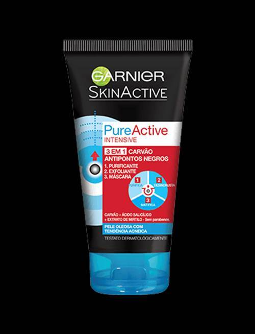 Product Pure Active Intensive Máscara 3 em 1 Carvão