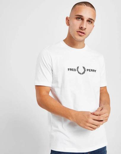 Fred Perry T-Shirt Embroidered Logo Short Sleeve

