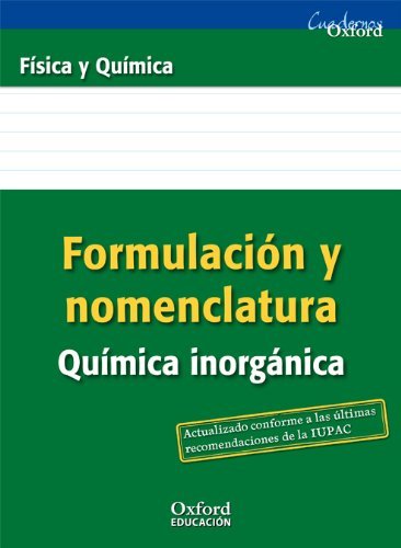 Books Formulación y Nomenclatura Química Inorgánica ESO/Bachillerato