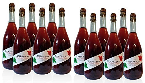 Producto Lambrusco rosado Dell Emilia IGT Amabile 6 x Bouteille