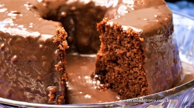 Social Bolo de chocolate fofinho 