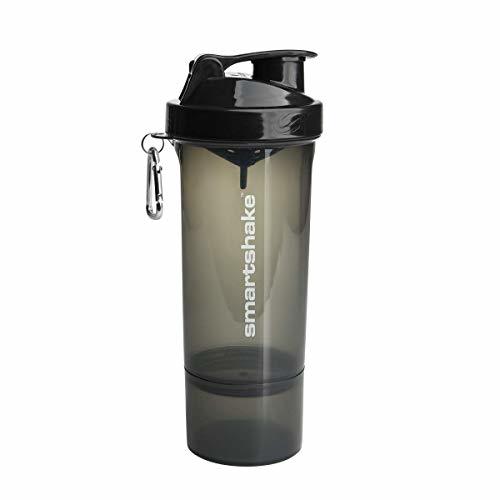 SmartShake 500ml Gunsmoke Slim Neon
