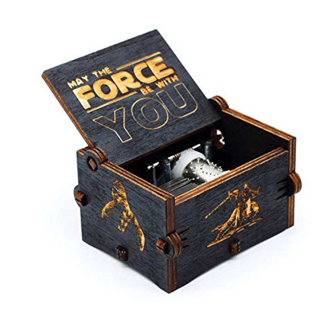 Product Caja de música de Star Wars de madera negra