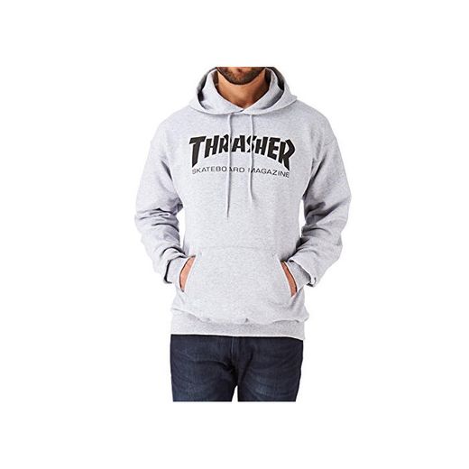 Trasher - Sudadera con Capucha - Color Gris Heather - Gris