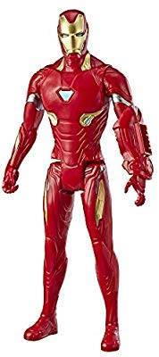 Boneco Titan Hero 2.0 Homem de Ferro, Avengers, Vermelho/Ama
