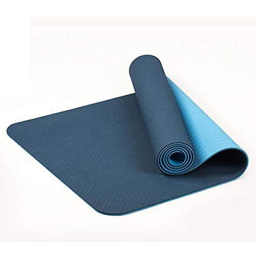 Producto Cikuso 6Mm Esterilla de Yoga Antideslizante de Dos Colores TPE Estera Deportiva