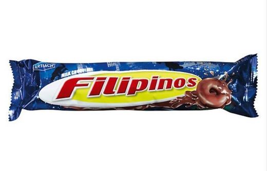 Filipinos de chocolate de leite. 